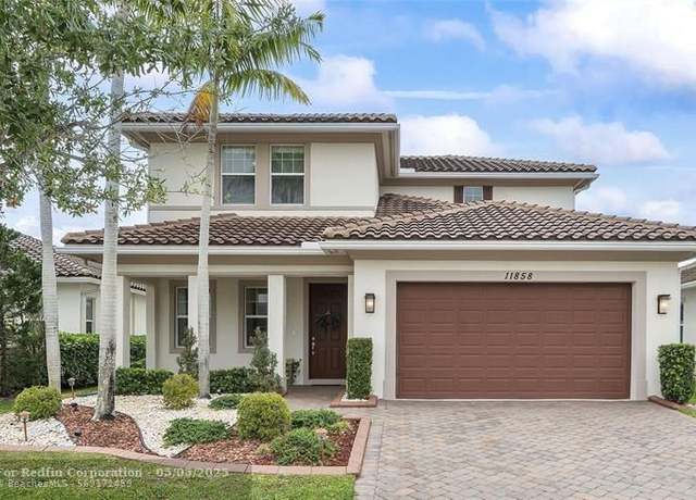 Property at 11858 NW 82nd St, Parkland, FL 33076, 4 beds, 3 baths