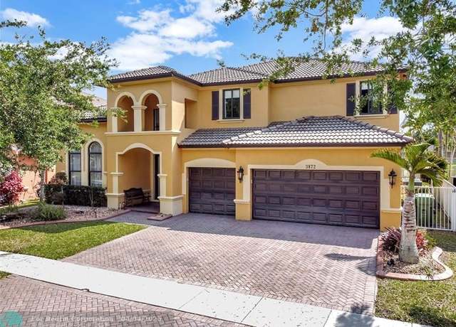 Property at 3872 W Hibiscus St, Weston, FL 33332, 5 beds, 5 baths