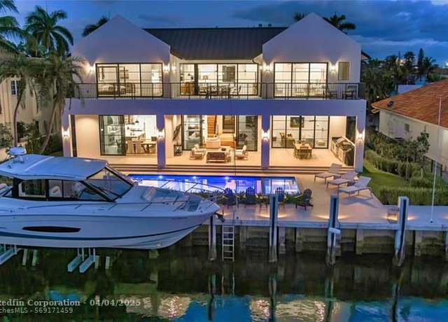 Property at 3020 NE 42nd St, Fort Lauderdale, FL 33308, 5 beds, 6 baths