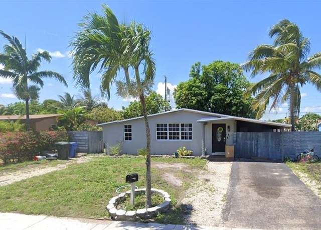 Property at 741 NE 58th St, Oakland Park, FL 33334, 3 beds, 3 baths