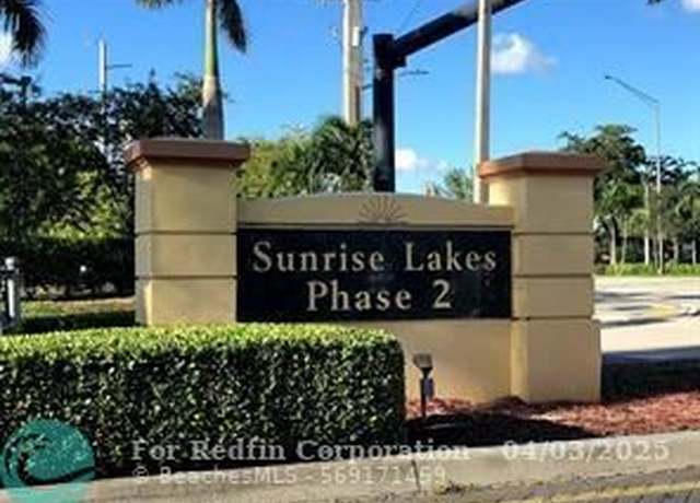 Property at 8590 Sunrise Lakes Blvd #107, Sunrise, FL 33322, 1 bed, 1 bath