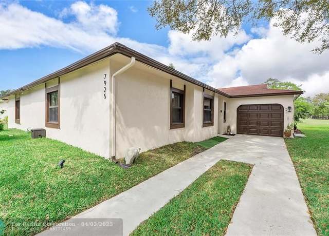 Property at 7925 NW 62nd Ct, Tamarac, FL 33321, 2 beds, 2 baths