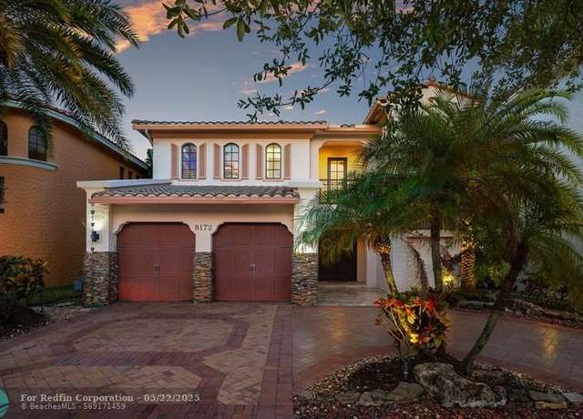 Property at 8172 Canopy Ter, Parkland, FL 33076, 5 beds, 4 baths