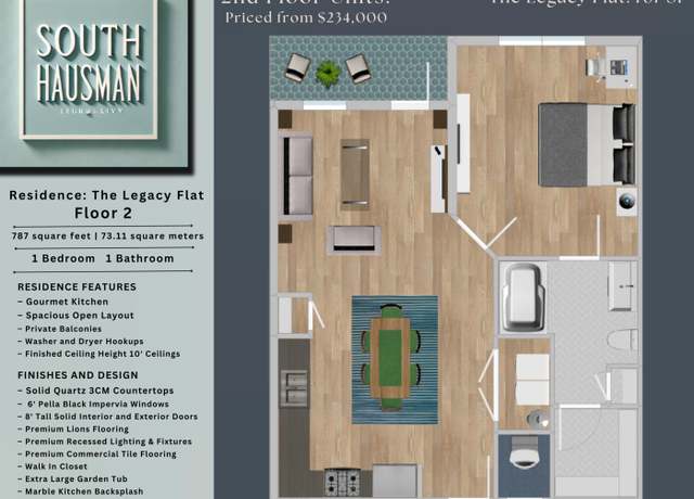 Property at 10899 S Hausman Rd #205, San Antonio, TX 78249, 1 bed, 1 bath
