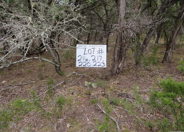 Property at LOT 216,217,& West Slop Trl, Lakehills, TX 78063