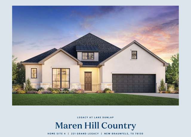 Property at 221 Grand Legacy, New Braunfels, TX 78130, 3 beds, 3 baths