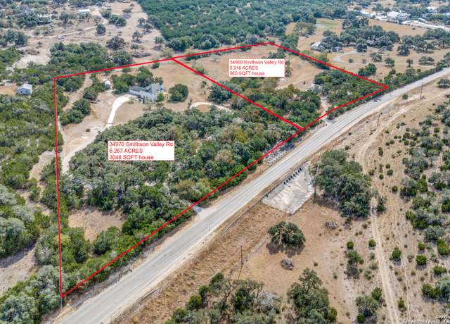 Property at 34970 AND 34900 Smithson Valley Rd, Bulverde, TX 78163-2898, 3 beds, 4 baths