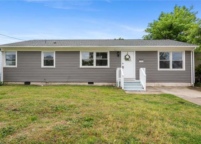 Property at 1304 Woodcrest Dr, Hampton, VA 23663, 4 beds, 1 bath