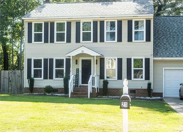 Property at 21 Windy Pines Cres, Portsmouth, VA 23703, 4 beds, 2.5 baths
