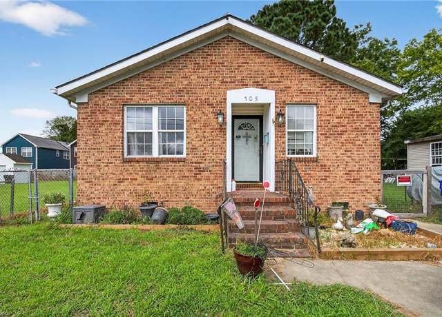 Property at 305 N 5th St, Suffolk, VA 23434, 3 beds, 1 bath