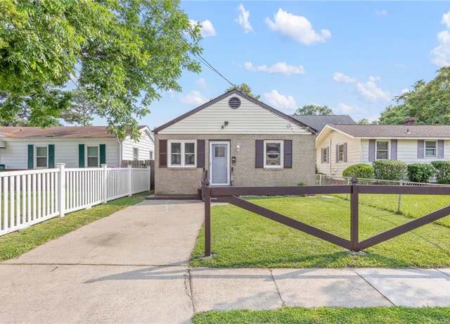 Property at 1535 Vine St, Norfolk, VA 23523, 3 beds, 1.5 baths