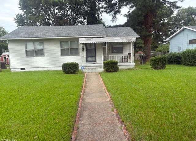 Property at 106 Median Cir, Portsmouth, VA 23701, 3 beds, 1 bath