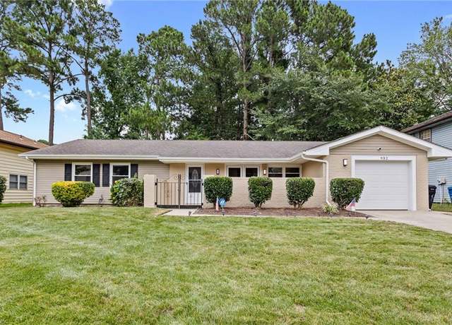 Property at 932 Adelphi Rd, Virginia Beach, VA 23464, 3 beds, 2 baths