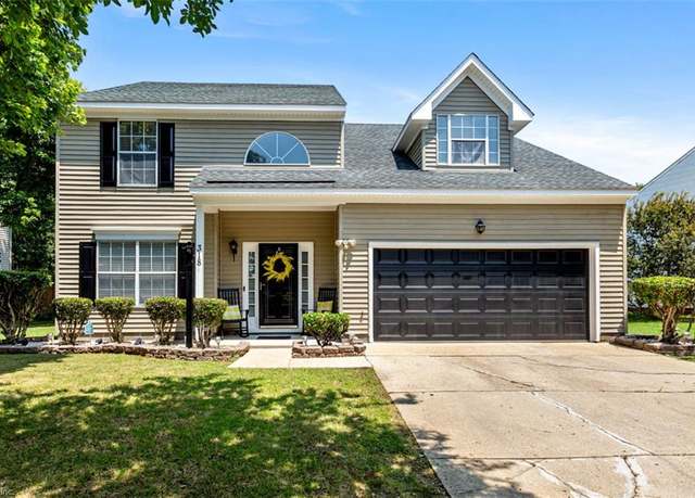 Property at 318 Big Pond Ln, Chesapeake, VA 23323, 4 beds, 2.5 baths