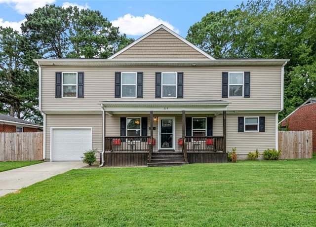 Property at 219 Martha Lee Dr, Hampton, VA 23666, 5 beds, 3 baths