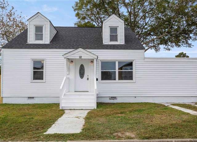 Property at 12 Phelps Pl, Portsmouth, VA 23702, 4 beds, 2 baths