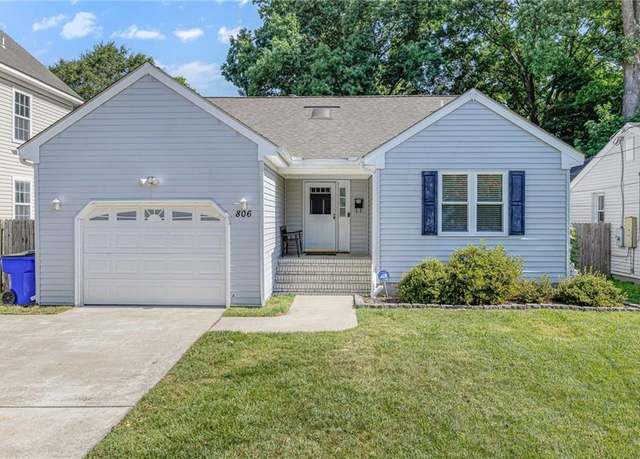 Property at 806 Brentwood Dr, Norfolk, VA 23518, 3 beds, 2 baths