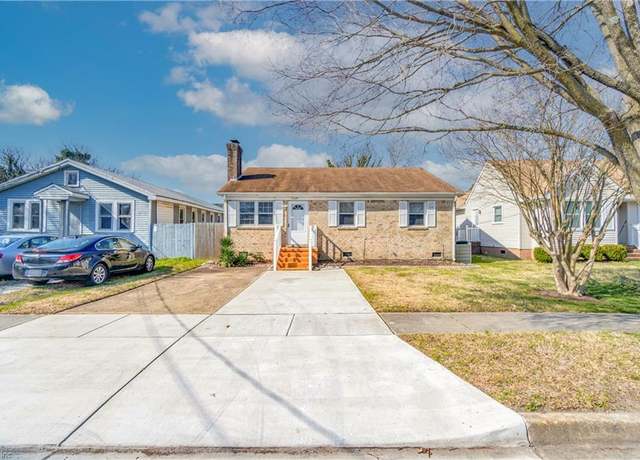 Property at 7425 Evelyn T Butts Ave, Norfolk, VA 23513, 3 beds, 1.5 baths