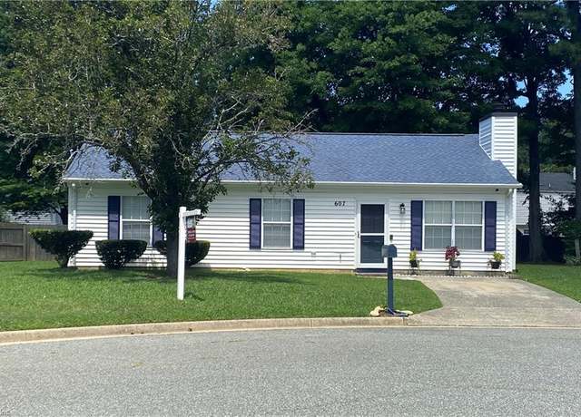 Property at 607 Barbara Court Ct, Newport News, VA 23608, 3 beds, 2 baths