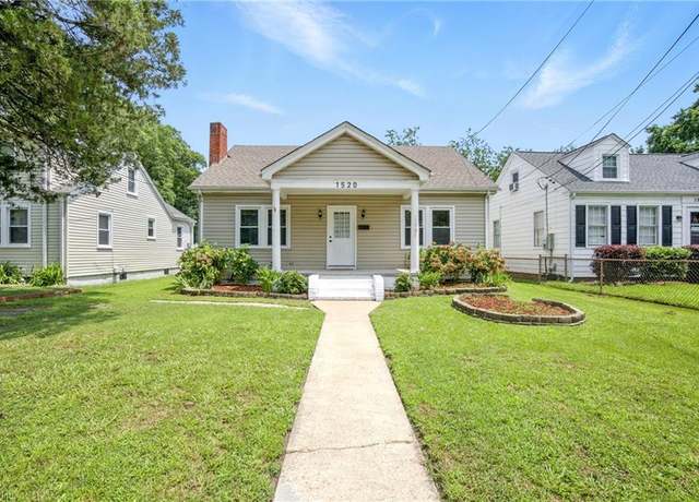 Property at 1520 Beekman St, Norfolk, VA 23502, 4 beds, 1.5 baths