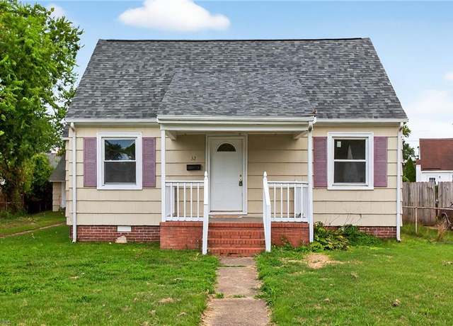 Property at 32 W Sunset Rd, Hampton, VA 23669, 3 beds, 2 baths