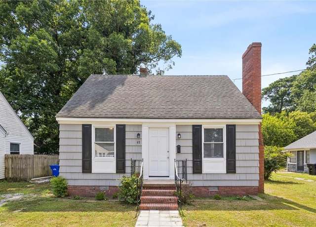 Property at 93 Nicholson St, Portsmouth, VA 23702, 3 beds, 1.5 baths