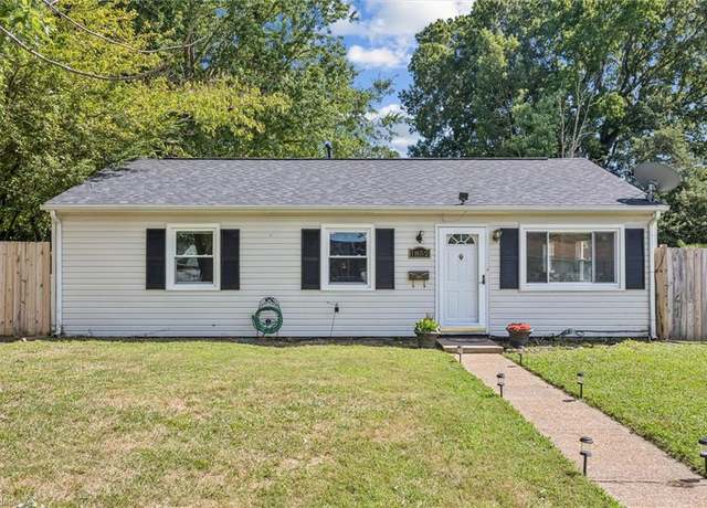 Property at 1852 Kensington Dr, Hampton, VA 23663, 3 beds, 1 bath