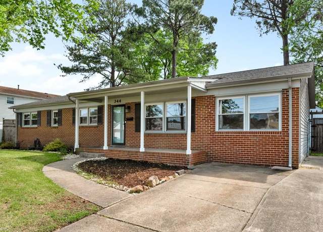Property at 344 Gainsborough Rd, Virginia Beach, VA 23462, 4 beds, 2 baths