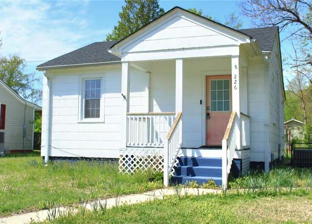 Property at 226 Mecklenburg St, Petersburg, VA 23803, 2 beds, 1 bath