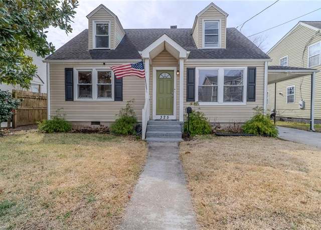 Property at 325 E Lorengo Ave, Norfolk, VA 23503, 4 beds, 2 baths
