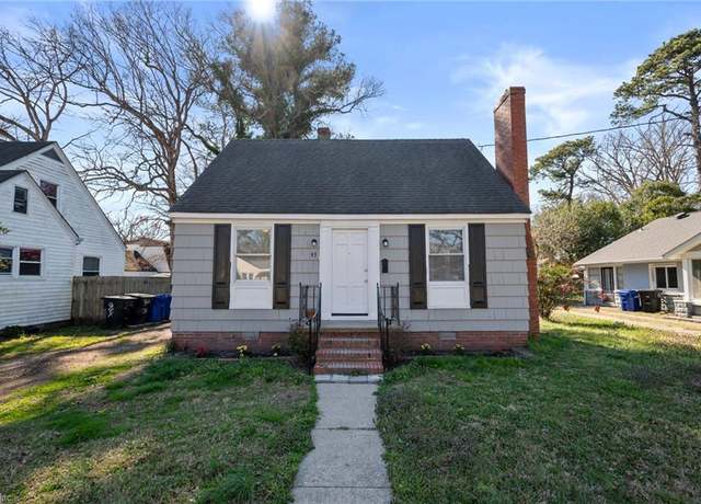Property at 93 Nicholson St, Portsmouth, VA 23702, 3 beds, 1.5 baths