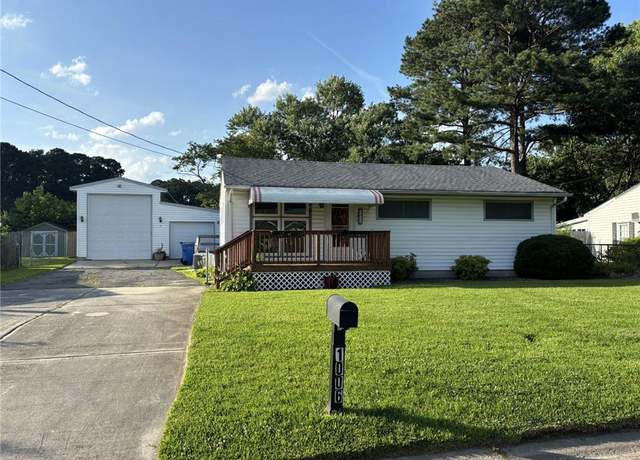 Property at 1006 Wadena Rd, Chesapeake, VA 23320, 3 beds, 1.5 baths