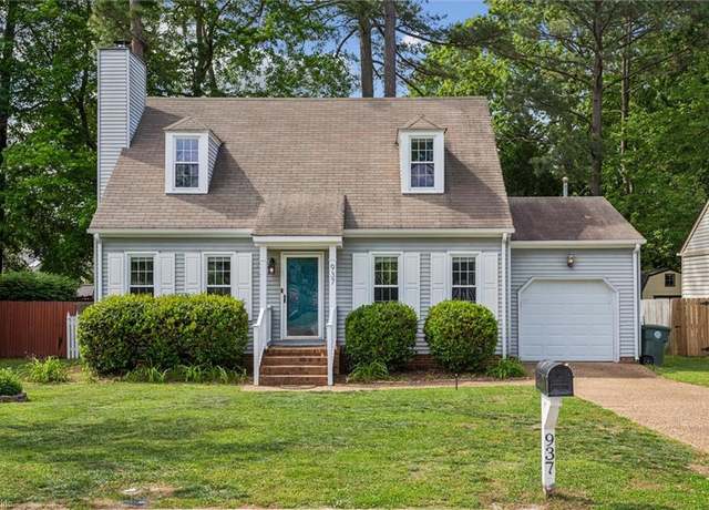 Property at 937 Jouett Dr, Newport News, VA 23608, 3 beds, 2 baths