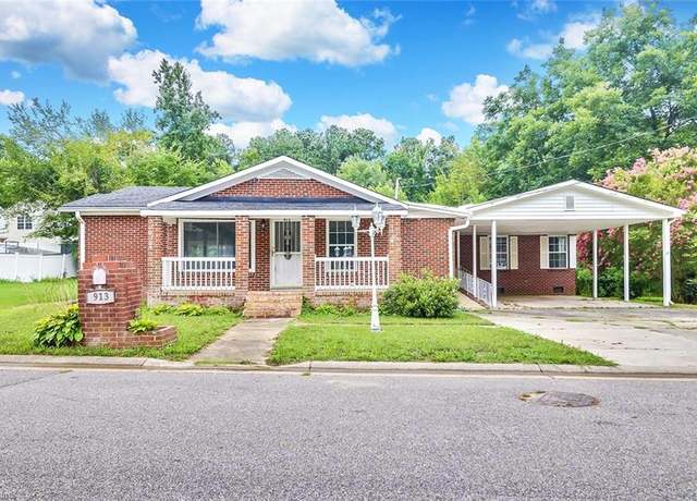 Property at 913 Garfield Ave, Suffolk, VA 23434, 3 beds, 2 baths