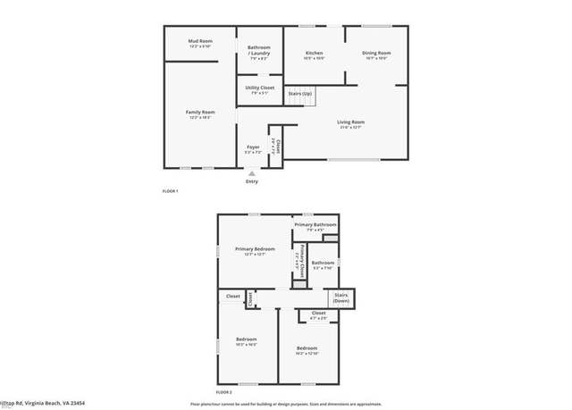 Property at 813 Hilltop Rd, Virginia Beach, VA 23454, 3 beds, 3 baths