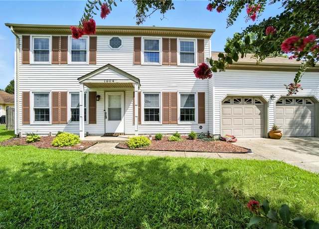 Property at 1804 Monet Ct, Virginia Beach, VA 23453, 4 beds, 2.5 baths