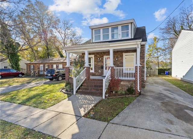 Property at 1413 Vine St, Norfolk, VA 23523, 4 beds, 2.5 baths