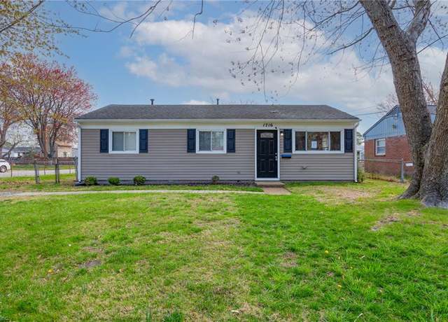 Property at 1716 Rozzelle Rd, Hampton, VA 23663, 3 beds, 2 baths