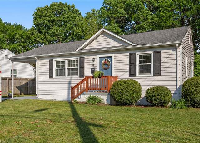 Property at 17 N Walker Rd, Hampton, VA 23666, 3 beds, 2 baths