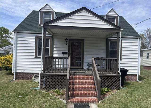 Property at 19 Ansell Ave, Portsmouth, VA 23702, 2 beds, 1.5 baths