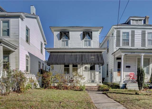 Property at 637 Florida Ave, Portsmouth, VA 23707, 2 beds, 1 bath