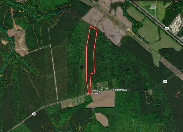 Property at 13Ac Chinquapin Rd, Wakefield, VA 23888