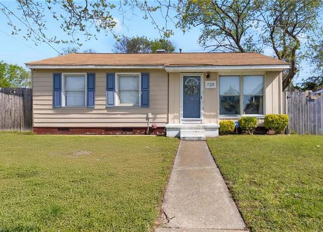 Property at 720 Nickoles Ln, Norfolk, VA 23513, 3 beds, 1 bath