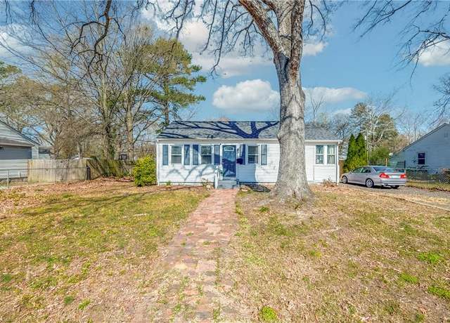 Property at 621 72nd St, Newport News, VA 23605, 2 beds, 1 bath