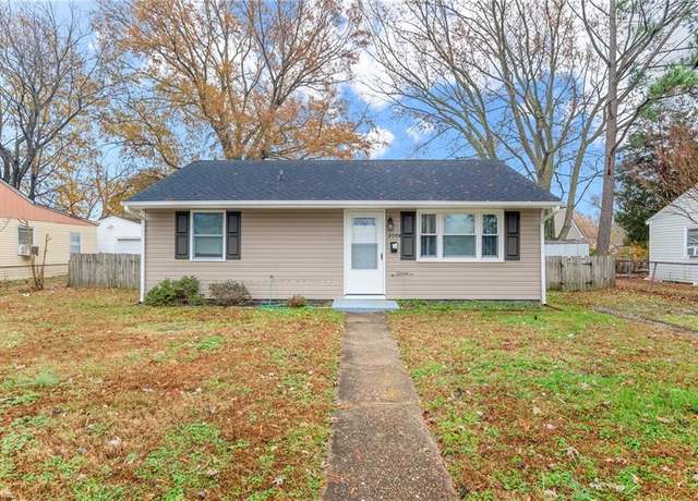 Property at 2004 Rawood Dr, Hampton, VA 23663, 3 beds, 1 bath