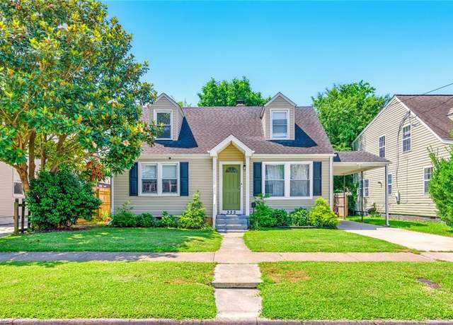 Property at 325 E Lorengo Ave, Norfolk, VA 23503, 4 beds, 2 baths
