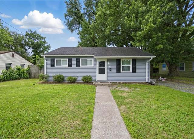 Property at 1496 Morgan Dr, Hampton, VA 23663, 3 beds, 1 bath