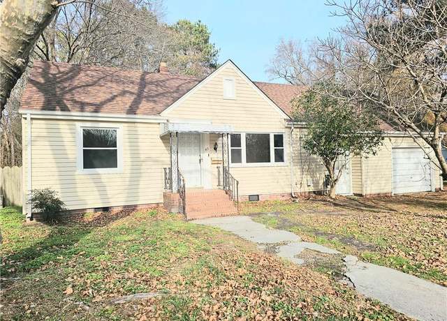 Property at 45 Loxley Rd, Portsmouth, VA 23702, 3 beds, 1 bath