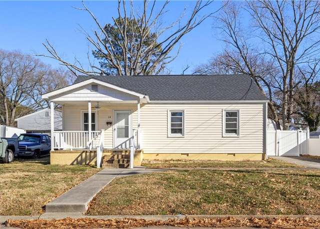 Property at 14 Laurel Dr, Hampton, VA 23669, 3 beds, 2 baths