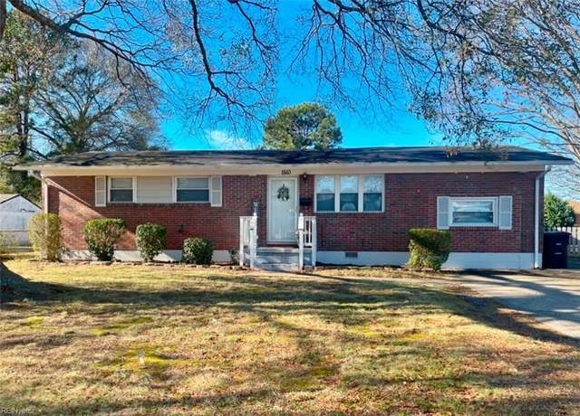 Property at 1510 Ekstine Dr, Portsmouth, VA 23701, 4 beds, 1.5 baths